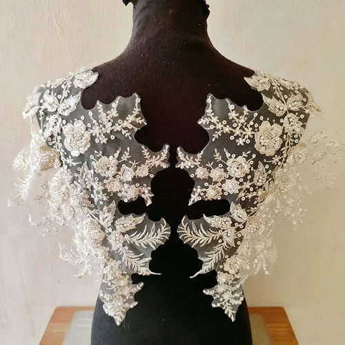 Paire appliqué dentelle à - 1,