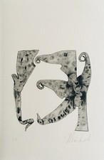 REINHOUD - "L'ouragan III" - 1986 - Gravure originale signée