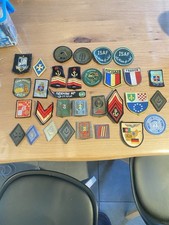 Lot écussons tissu militaria - tissu,