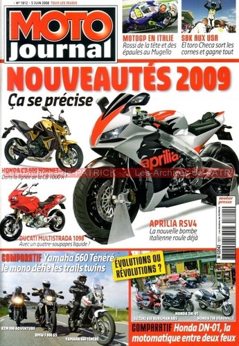 Moto journal 1812 bmw - journal, f800