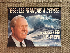Affiche FN FRONT NATIONAL LE