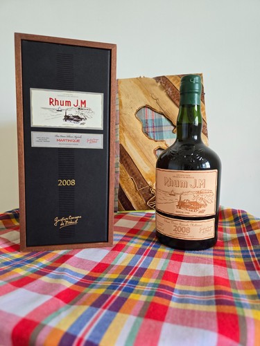 Rhum étiquette cuir 2008 - j.m.,