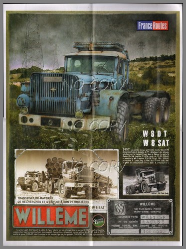 Poster camion rétro - poster, willème