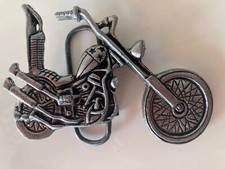 BOUCLE CEINTURE MOTO CHOPPER MONSTERBELT BUCKLES MOTO HARLEY VINTAGE CHICAGO USA