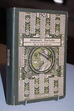 ALMANACH Hachette 1908 + supplément,Petite encyclopédie populaire de la vie prat