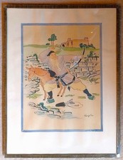 Lithographie couleurs (sous