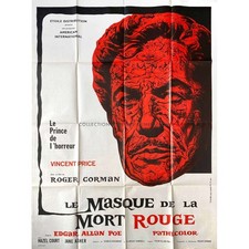 THE MASQUE OF THE RED DEATH French Movie Poster  - 47x63 in. - 1964 - Roger Corm