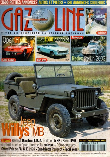 Gazoline n094 jeep willys - gazoline,