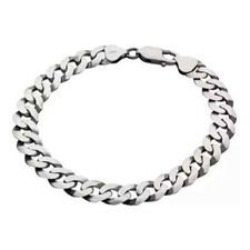 Oxydé Homme Argent Massif