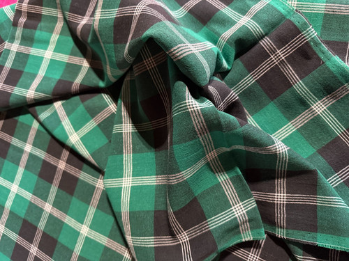 Tissu ancien tartan - , coton