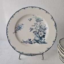 Assiettes À Dessert Décor Champêtre De Lunéville