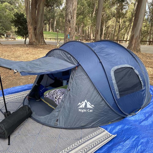 Night cat pop camping tent - cat, pop-up