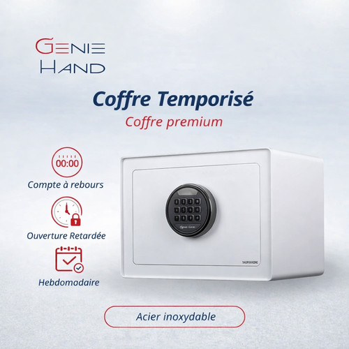 Coffre fort minuterie - à,