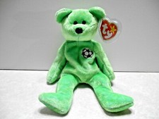 RARE RETIRED 1998 TY BEANIE BABY KICKS THE SOCCER BEAR PUSH TOY WITH ERRORS