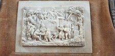 BAS RELIEF CALCAIRE SCULPTURE