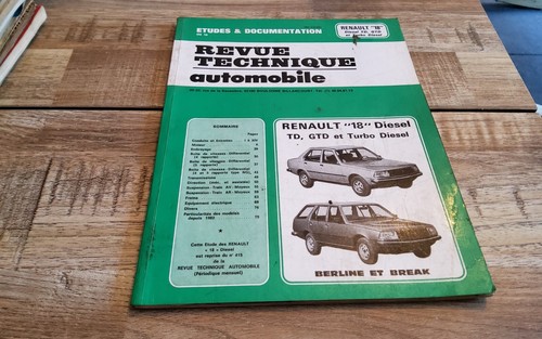 Revue technique renault r18 - revue,