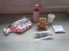  6 GOODIES TOUR DE FRANCE LECLERC  NEUF OURS GOURDE GOBELET BANANE SAC LUNETTE