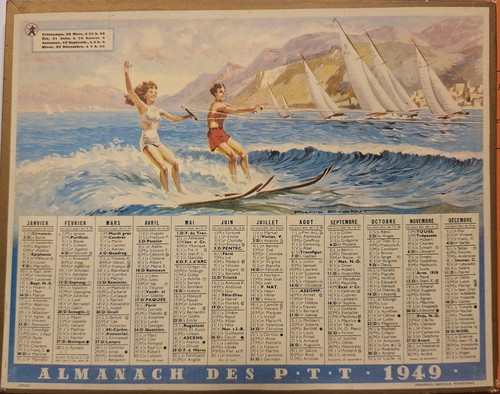 Almanach ptt 1949 ski - ptt,