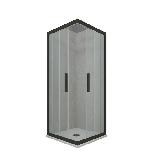 Cabine parois douche angle - cabine,