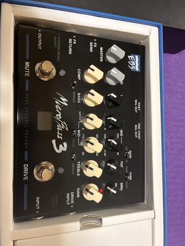 Ebs microbass bass preamp - 3,