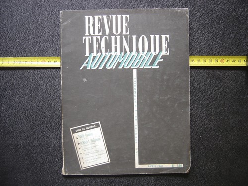 1961 revue technique - revue,