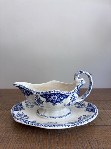 Ancienne saucière faïence - en,