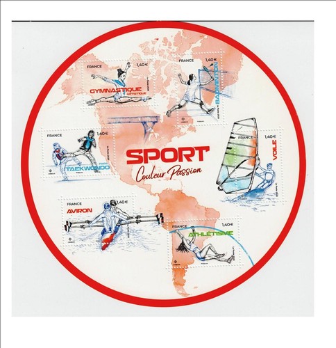 France bloc 5418 sport - france,