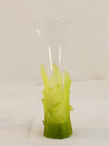Vase soliflore signé daum - vase,