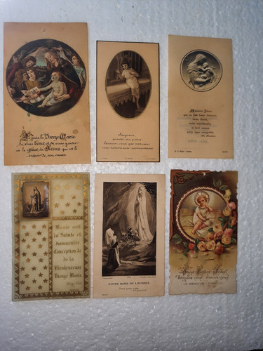 Lot images pieuses - images, canivet
