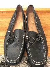 LANDS END Navy Blue Loafers