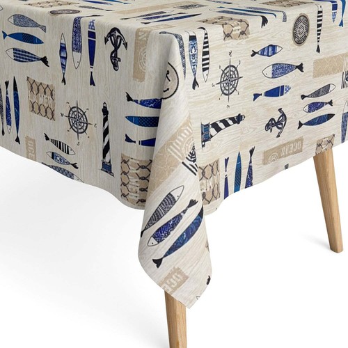 Nappe jacquard coton enduit - jacquard,