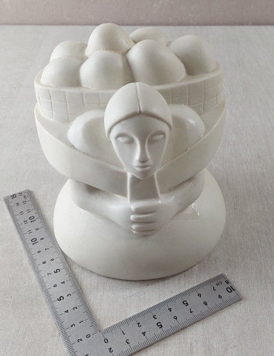 Ancienne figurine femme au - femme,