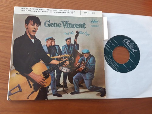 Gene vincent red blue - red, jeans