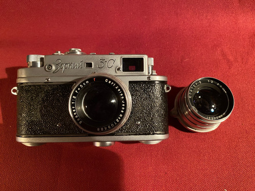 Camera zorki avec - avec, objectif