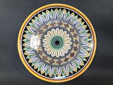 Ancienne assiette de décoration murale signée DERUTA vintage