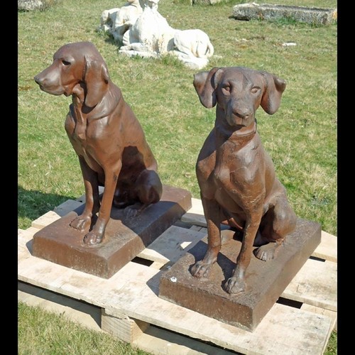 Couple chiens chasse - 2, fonte