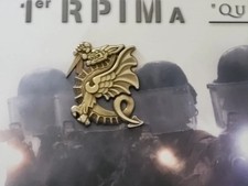 RARE gros coin CHIMERE bronze du 1er Rpima forces spéciales parachutistes