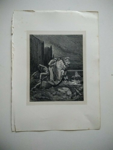 Gravure ancienne gustave doré - gustave,