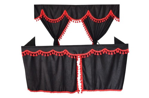 Camion rideaux set noir - camion,