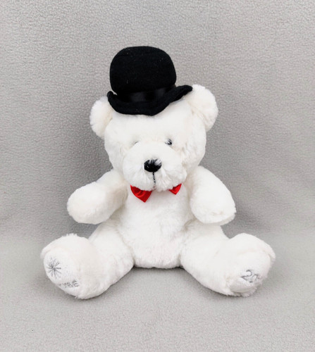 Peluche doudou ours - , blanc