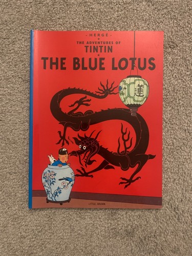 Tintin comic the blue - -, lotus