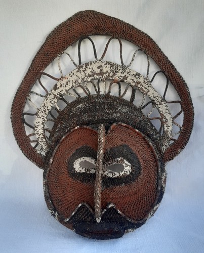 Masque ignames rotin - masque,