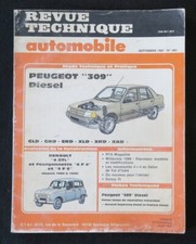 REVUE TECHNIQUE AUTOMOBILE RTA PEUGEOT 309 D & RENAULT 4 n°483 1987