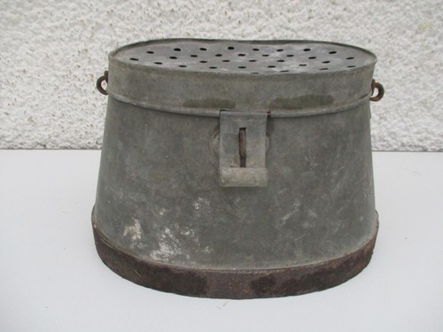 Ancien seau vif zinc - vif, en