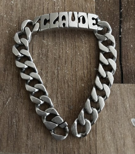 Gourmette massive homme - , argent
