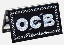 Lot de 5 paquets de Feuilles à Rouler OCB Double PREMIUM noir original