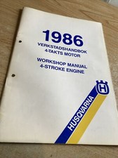 Husqvarna moto moteur 4 temps 1986 HVA revue technique manuel atelier