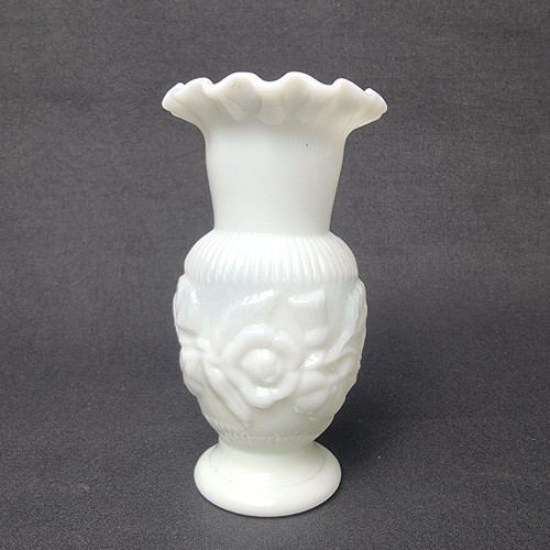 Vase ancien verre opaline - ancien,