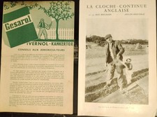 1941- MANUEL D'ARBORICULTURE FRUITIERE- plus pub CLOCHE CONTINUE ANGLAISE