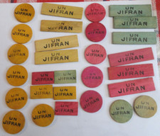 lot d'ancien jetons en bois un